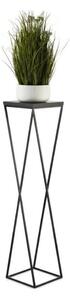 Suport de flori LOFT 100x24 cm negru