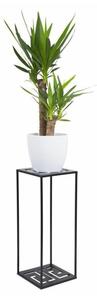 Suport de flori 60x24 cm negru