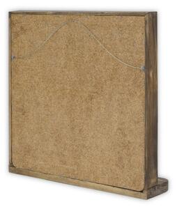 Oglindă de perete 33x32,5 cm pin/galben