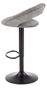 Scaun de bar 100x48 cm gri/antracit