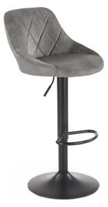 Scaun de bar 106x47 cm gri/negru