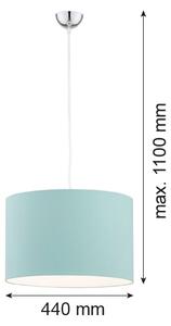 Lustră pe cablu MAGIC 1xE27/15W/230V turcoaz Argon 4135