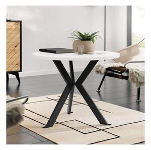 Măsuță de cafea STK 50x65 cm negru/alb