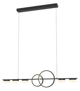 Lustră LED dimabilă pe cablu Wofi 7030-702 MESSINA LED/57W/230V negru