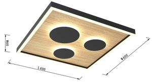 Wofi 9012-306S - Plafonieră LED reglabilă DIJON LED/26W/230V