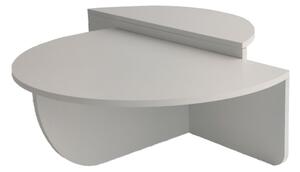 SET 2x măsuță de cafea PODIUM alb