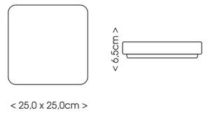 Plafonieră LED pentru baie Ecolite W3094-12W/BI LUKY LED/12W/230V IP44 alb