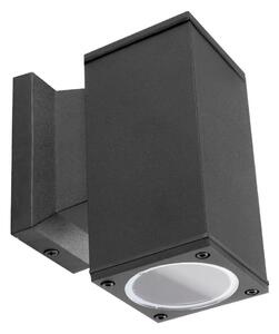 Aplică de exterior Aigostar 1xGU10/230V negru IP65 dreptunghiular