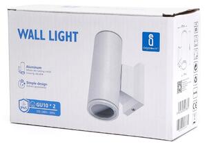 Aplică de exterior Aigostar 2xGU10/230V alb IP65 rotund