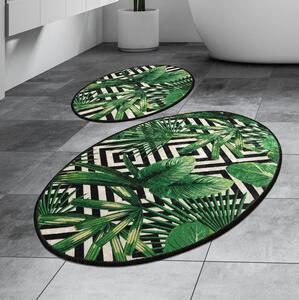 SET 2x covoraș pentru baie TROPIC 60/100 cm verde