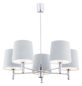 Argon 2076 - Lustr BOLZANO 5xE27/15W/230V albastru pe tijă