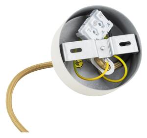 Lustră pe cablu Argon 8451 ALMIROS 1xE14/7W/230V d. 12 cm alb/auriu
