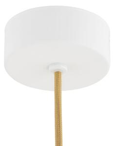 Lustră pe cablu Argon 8451 ALMIROS 1xE14/7W/230V d. 12 cm alb/auriu
