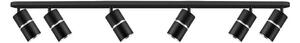 Spot BAMBOO 6xGU10/10W/230V negru