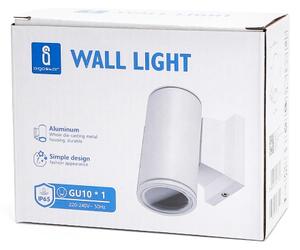 Aplică de exterior Aigostar 1xGU10/230V alb IP65 rotund