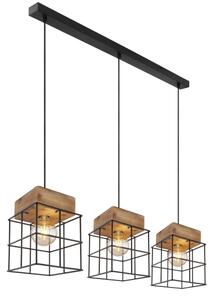 Lustră pe cablu MERRIL 3xE27/60W/230V Globo 15530-3H