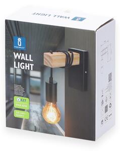 Aplică Aigostar 1xE27/60W/230V maro/negru