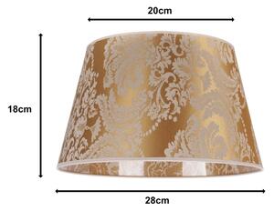 Duolla - Abajur CONE M E27 pr. 28 cm auriu pentru lampă de birou