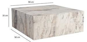 Măsuță de cafea PRIZMA 35x90 cm decor marmorat