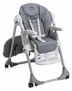 Scaun de masă pentru copii Chicco Polly Easy gri