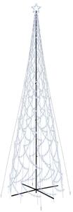 Brad de Crăciun conic, 3000 LED-uri, alb rece, 230x800 cm
