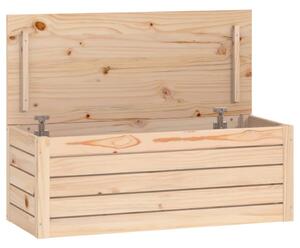 Cutie de depozitare, 89x36,5x33 cm, lemn masiv de pin