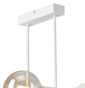Lustră pe tijă ASTRID 4xE27/60W/230V alb