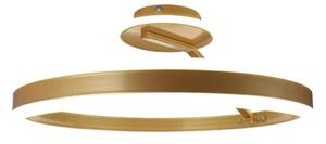 Lustră LED dimabilă aplicată LED/86W/230V 3000-6500K auriu + telecomandă