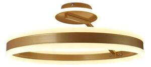 Lustră LED dimabilă aplicată LED/86W/230V 3000-6500K auriu + telecomandă