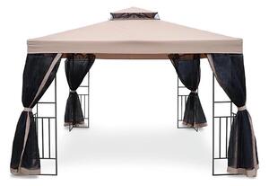 Foișor de grădină Fieldmann 3x3 m bej/negru