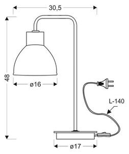 Lampă de masă VARIO 1xE27/60W/230V