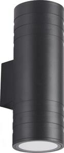 Aplică de exterior 2xGU10/35W/230V IP54 negru rotund