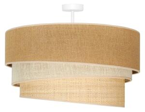 Lustră aplicată Duolla YUTE TRIO 3xE27/15W/230V d. 60 cm maro/gri/bej