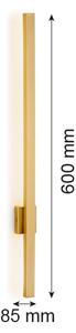 Aplică LED ASSE LED/6W/230V aurie Argon 8063