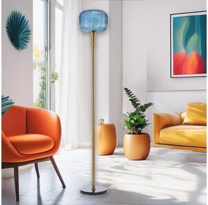 Lampadar ONLI DOROTY 1xE27/22W/230V albastru/auriu