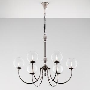 Lustră pe lanț Jupiter 2022 BRILLANTE 6xG9/10W/230V crom lucios