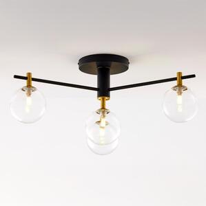 Lustră aplicată Jupiter 2034 FIGARO 4xG9/10W/230V negru/auriu/bej/transparent