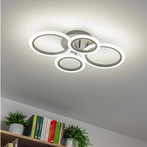 Lustră LED dimabilă aplicată Brilagi ORBITS LED/50W/230V 3000-6500K antracit + telecomandă