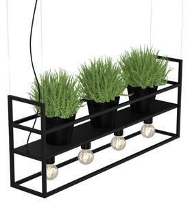 Lustră pe cablu SHELF 4xE27/60W/230V