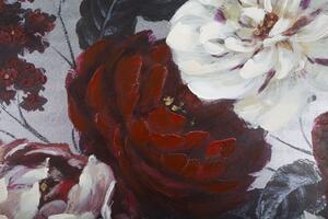 Mauro Ferretti Pictura Pe Panza Alb/Floare Rosa Black Cm 120X3,7X60