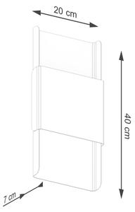 Aplică Sollux SL.1352 DURLIN 2xG9/8W/230V alb