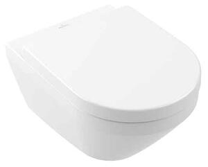 Set vas wc suspendat, Villeroy & Boch Architectura TwistFlush, CombiPack, cu capac SoftClose, alb alpin