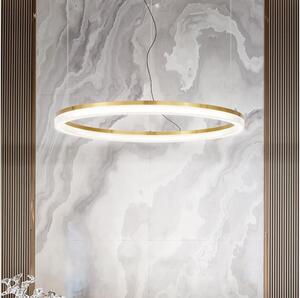 Lustră LED pe cablu Ideal Lux CROWN LED/30W/230V d. 60 cm alamă