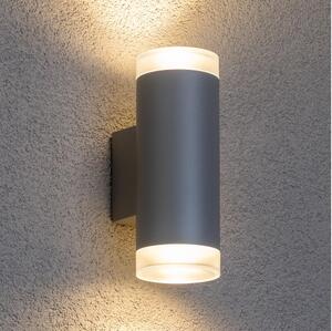Aplică de exterior Brilagi MATERA 2xGU10/30W/230V gri IP54