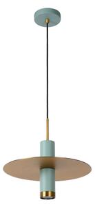 Lustră pe cablu SELIN 1xGU10/35W/230V turcoaz Lucide 03322/01/37