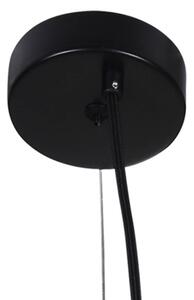 Lustră pe cablu ABEL 2xE27/11W/230V d. 28 cm neagră Klausen 111102