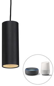 Lampă suspendată inteligentă neagră, inclusiv WiFi GU10 - Tubo