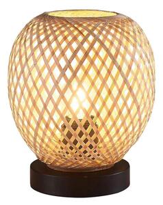 Lampă de masă ZANZIBAR 1xE27/20W/230V d. 18 cm bambus