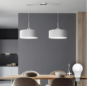 Eglo - Lustră LED suspendată pe cablu TUNJA 2xE27/60W/230V alb