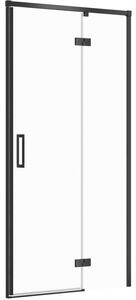 Cersanit Larga, usa cu balamale pentru deschidere 100x195cm, varianta dreapta, sticla transparenta 6mm, profil negru, S932-125